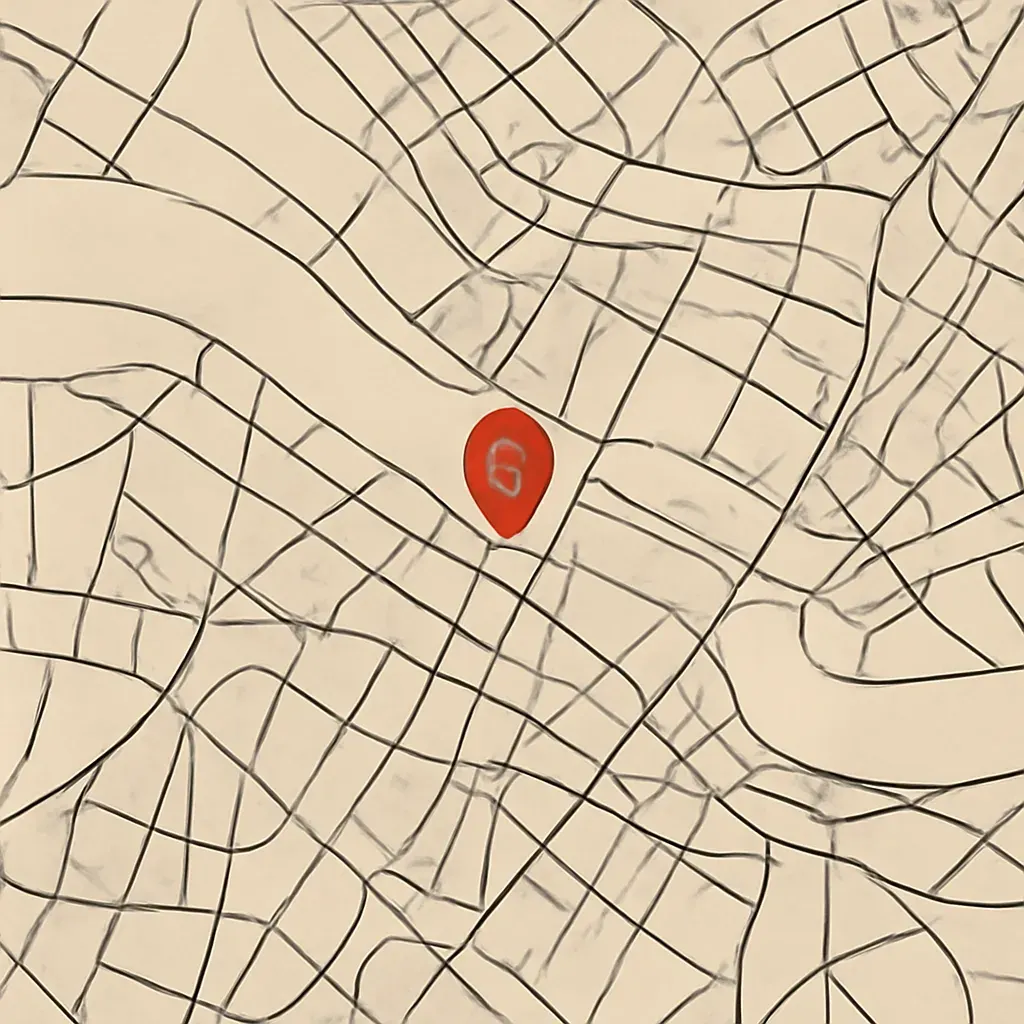 Map centered on the Bilbao studio address